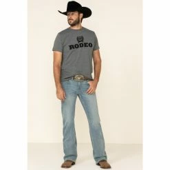 Flash Sale 👍 Cody James Core Men's Crupper Light Wash Performance Stretch Slim Bootcut 👖 Jeans Blue 🎉