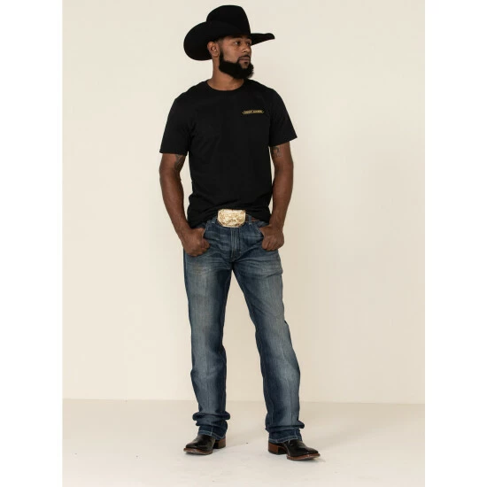 New ๐งจ Cody James Men's Black Snake Buckle Graphic T-Shirt ๐ฅฐ - Image 2