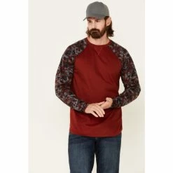 Top 10 😀 Cody James Men's FR Chili Long Sleeve Work Raglan T-Shirt Chilli 💯