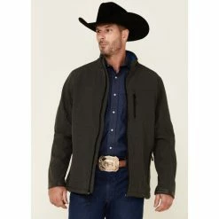 Deals ✨ Cody James Core Men's Conceal Carry Zip-Front Softshell Jacket Charcoal 🎉