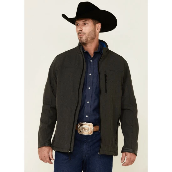 Deals โจ Cody James Core Men's Conceal Carry Zip-Front Softshell Jacket Charcoal ๐