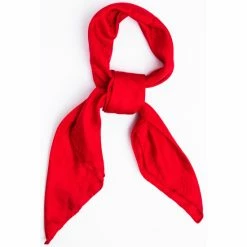 Discount ๐ Cody James Men's Red Silk Jacquard Scarf โ๏ธ