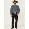 Buy ✔️ Cody James Men's Heeler Dark Wash Stretch Stackable Straight Leg 👖 Jeans Blue 🔔