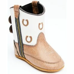 Discount 🎉 Cody James Infant Boys' Little Horseshoe Western 🥾 Boots For Infant-Boy Brown 🎁