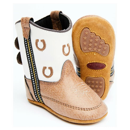 Discount ๐ Cody James Infant Boys' Little Horseshoe Western ๐ฅพ Boots For Infant-Boy Brown ๐ - Image 2