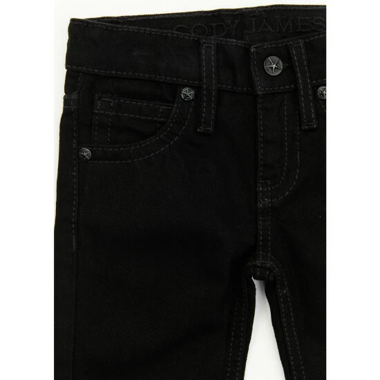 New ✨ Cody James Boys' Night Rider Wash Slim Straight 👖 Jeans - Toddler For Toddler-Boy Black 🔔 - Image 2