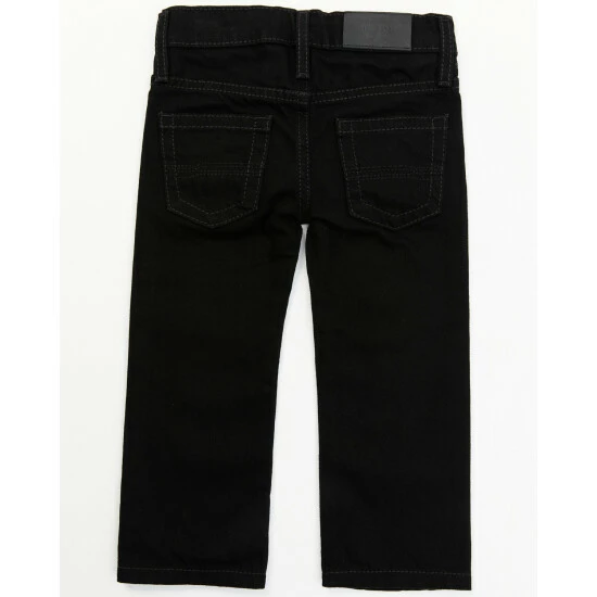 New ✨ Cody James Boys' Night Rider Wash Slim Straight 👖 Jeans - Toddler For Toddler-Boy Black 🔔 - Image 3