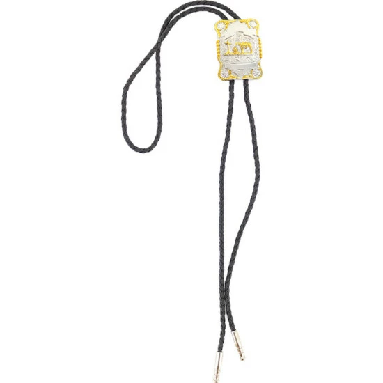 Best Pirce ๐ Cody James Men's Horse And Cross Bolo Tie Silver โจ
