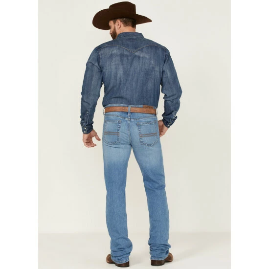 Best Pirce 😉 Cody James Men's Yeehaw Light Wash Stackable Straight 👖 Jeans 👍 - Image 3