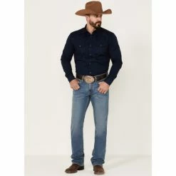 Budget 🥰 Cody James Men's Roughstock Medium Wash Rigid Slim Straight 👖 Jeans Blue 🛒