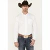 Buy 🎉 Cody James Men's Rare Bird Solid Long Sleeve Button Down Stretch Western 👚 Shirt White ✨
