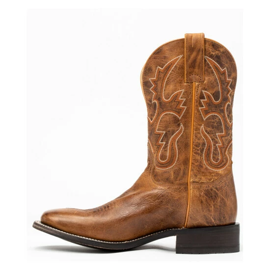 Budget ๐ Cody James Men's Tan Western ๐ฅพ Boots - Square Toe โค๏ธ - Image 3