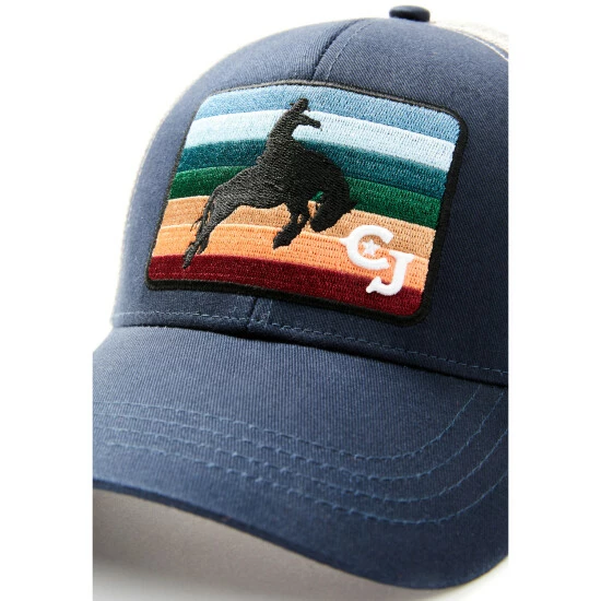 Flash Sale ๐ Cody James Men's Serape Bullrider Color Patch Mesh-Back Ball Cap Blue ๐ฅฐ - Image 2