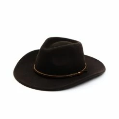 Budget 🔥 Cody James Men's Brown Wool Felt Western Hat 🎉