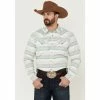 Coupon 🎁 Cody James Men's Dusty Horitontal Stripe Long Sleeve Snap Western 👚 Shirt Cream 👏