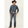 Cheap 👏 Cody James Men's Doc Medium Wash Stretch Slim Bootcut 👖 Jeans Blue ⌛