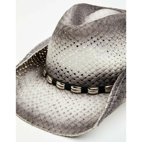 Best Pirce ๐ Cody James Men's Ombre Grey Bartolome Straw Hat ๐ฅ - Image 2
