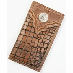 Best reviews of โ๏ธ Cody James Men's Croc Praying Cowboy Checkbook Wallet Brown ๐