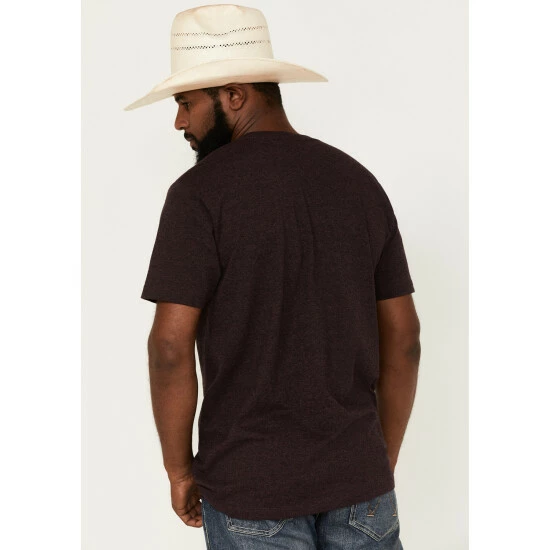 Best Pirce ⌛ Cody James Men's Boot Stitch Horseshoe Graphic Short Sleeve T-Shirt Purple ❤️ - Image 4