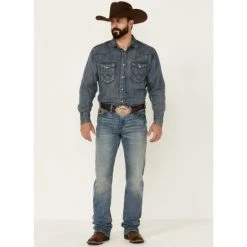 Cheapest 🎉 Cody James Core Men's Whistle Medium Wash Stretch Stackable Straight 👖 Jeans Blue 😀