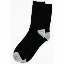 Best Pirce ✨ Cody James Men's Solid 3-Pack Crew 🧦 Socks Black ✨