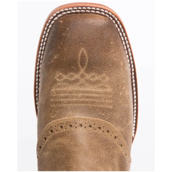 Discount โ๏ธ Cody James Men's Tan Roughout Western ๐ฅพ Boots - Broad Square Toe โ๏ธ - Image 6