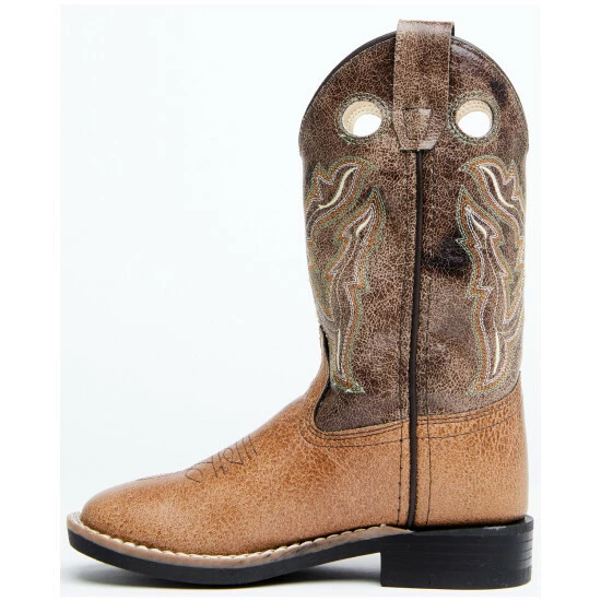 Budget ⭐ Cody James Boys' Colton Western 🥾 Boots - Broad Square Toe Bronze 🤩 - Image 3