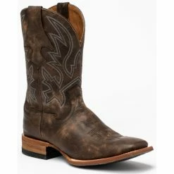 Outlet 🎉 Cody James Men's Macho Sicario Western 🥾 Boots - Wide Square Toe Brown 🔥