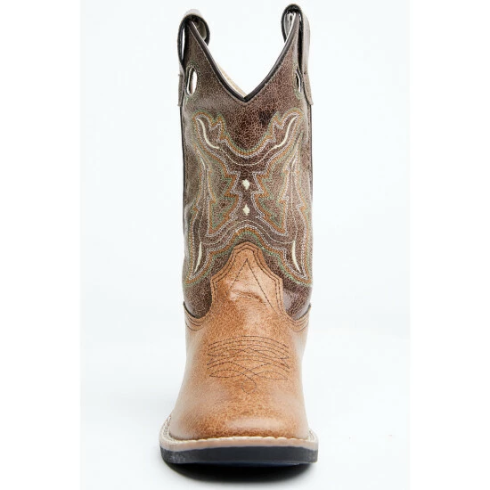 Budget ⭐ Cody James Boys' Colton Western 🥾 Boots - Broad Square Toe Bronze 🤩 - Image 4