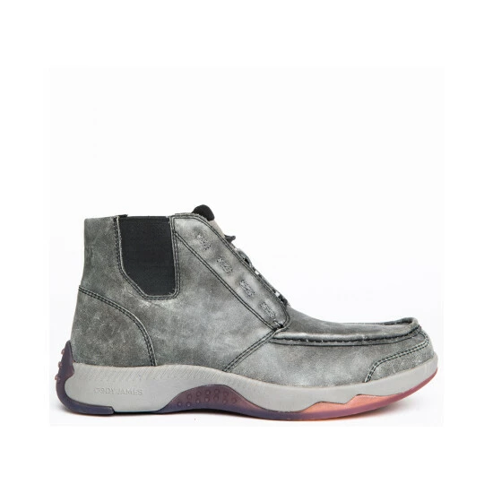 Wholesale ⭐ Cody James Men's Chelsea 🥾 Boots - Moc Toe Grey 🥰 - Image 2