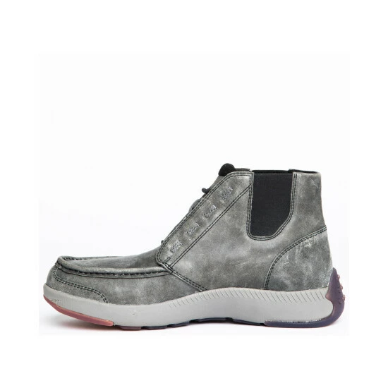 Wholesale ⭐ Cody James Men's Chelsea 🥾 Boots - Moc Toe Grey 🥰 - Image 3