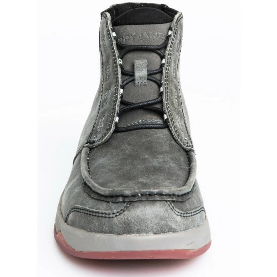 Wholesale ⭐ Cody James Men's Chelsea 🥾 Boots - Moc Toe Grey 🥰 - Image 4