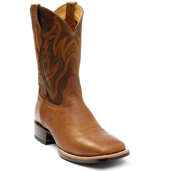 Best Pirce ๐ Cody James Men's Hoverfly Western ๐ฅพ Boots - Broad Square Toe Brown ๐