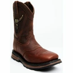 Coupon 👏 Cody James Men's 10" Disruptor Western Work 🥾 Boots - Soft Toe Brown 🎉