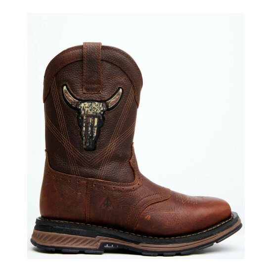 Coupon ๐ Cody James Men's 10" Disruptor Western Work ๐ฅพ Boots - Soft Toe Brown ๐ - Image 2