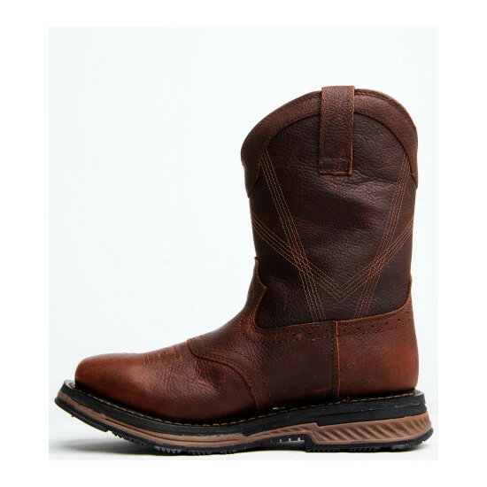 Coupon ๐ Cody James Men's 10" Disruptor Western Work ๐ฅพ Boots - Soft Toe Brown ๐ - Image 3