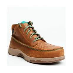 New 🎁 Cody James Men's Sport Blutcher Tyche Casual Lace-Up Comp Work Boot - Moc Toe Tan ❤️
