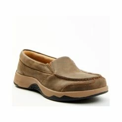 Promo ⌛ Cody James Men's Trust Me Beaned Slip-On Casual Oxford 👞 Shoes - Moc Toe Tan 👏