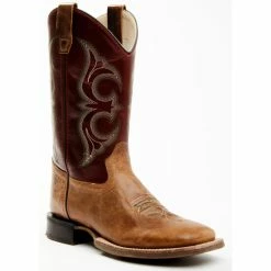 Outlet 🧨 Cody James Boys' Tonal Western 🥾 Boots - Broad Square Toe Brown 😍