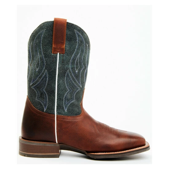 Best deal ๐ Cody James Men's Xtreme Xero Gravity Western Performance ๐ฅพ Boots - Broad Square Toe Brown/blue ๐งจ - Image 2