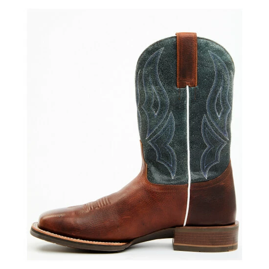 Best deal ๐ Cody James Men's Xtreme Xero Gravity Western Performance ๐ฅพ Boots - Broad Square Toe Brown/blue ๐งจ - Image 3