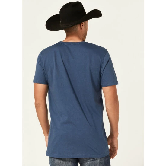 Cheapest 🤩 Cody James Men's Luck Horseshoe Graphic T-Shirt Light Blue ❤️ - Image 4
