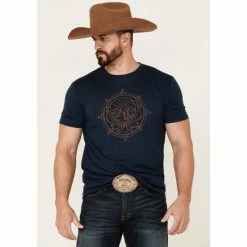 Flash Sale โ Cody James Men's Navy Directional Graphic Short Sleeve T-Shirt ๐