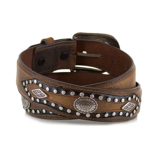Top 10 โจ Cody James Men's Tan Vintage Studded Concho Belt โค๏ธ - Image 2