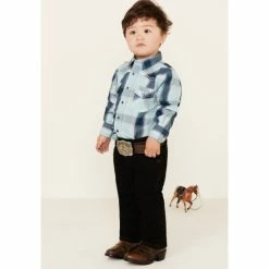 Hot Sale 😍 Cody James Toddler-Boys' Night Rider Mid-Rise Rigid Relaxed Bootcut 👖 Jeans Black ⌛