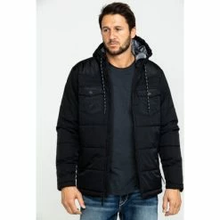 Best reviews of 🔔 Cody James Men's Round Up Two Tone Western Styled Hooded Winter Puffer 🧥 Coat Black 😀