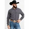 Best reviews of 🤩 Cody James Men's Flying Squirrel Plaid Long Sleeve Western Flannel 👚 Shirt Grey 🤩