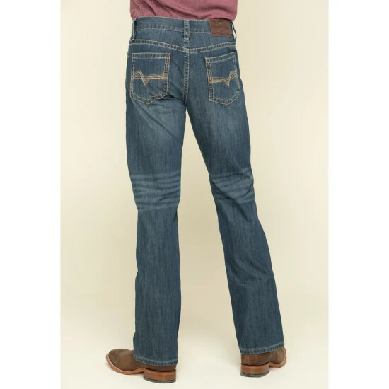 Promo ๐ Cody James Men's Mid-Tier Rigid Relaxed Bootcut ๐ Jeans Blue ๐