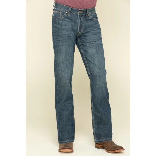 Promo ๐ Cody James Men's Mid-Tier Rigid Relaxed Bootcut ๐ Jeans Blue ๐ - Image 2