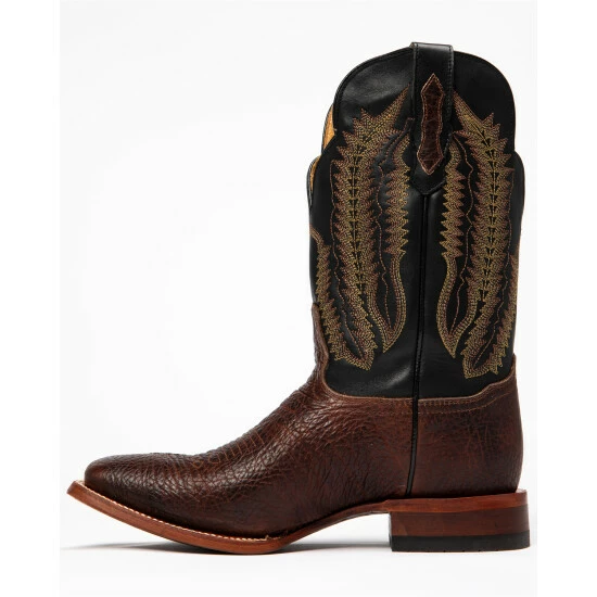 Coupon 😍 Cody James Men's Brown Buck Western 🥾 Boots - Broad Square Toe Black/brown 😉 - Image 3